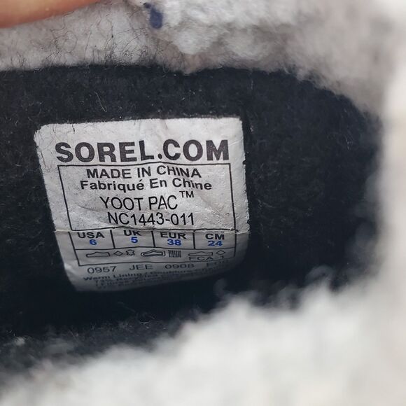 Sorel Toddler Size 6 Yoot Pac Snow Boots - Picture 7 of 7